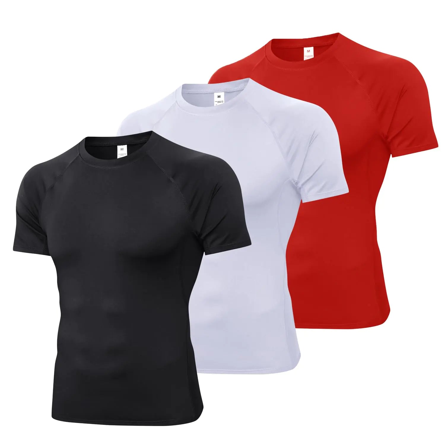 CARGFM Compression Shirt Men Short Sleeve T-Shirt Cool Dry
